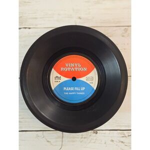 Vinyl Rotation "Please Fill Up The Happy Things" Novelty Record Bowl New